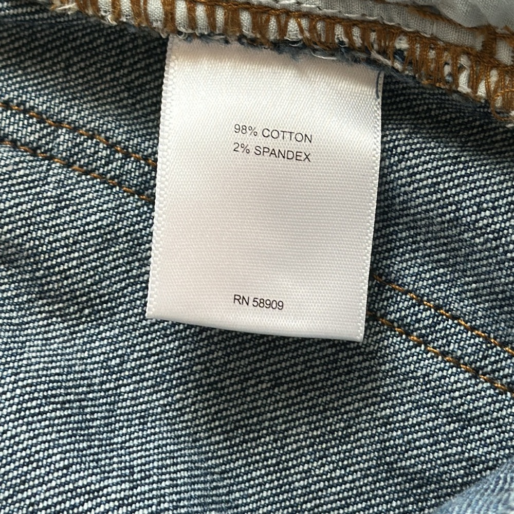 NWT Elegant High Rise Extreme Flare Dark Blue Jeans by A LOVES A Size 31 - Picture 13 of 15